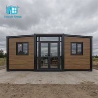 Kits de maisons préfabriquées compactes à prix compétitif, maisons conteneurs préfabriquées personnalisables, maisons conteneurs préfabriquées extensibles à plusieurs chambres