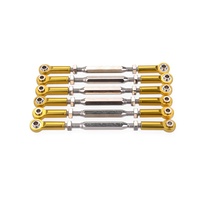 6 pièces 71mm 81mm 88mm Biellette de direction en aluminium pour RC 1/10 Redcat Volcano EPX HSP 94111 Monster Truck