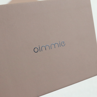 Boîte d'emballage en carton noir carré fait à la main avec Logo personnalisé, tiroir coulissant pour cadeaux, ornement en papier