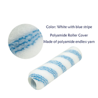 Recharge de rouleau à peinture en polyamide durable de 9 pouces, sans peluches, pour usage industriel/bricolage