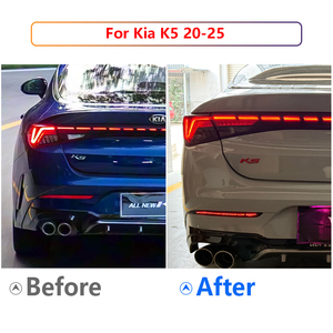 Feu arrière de pare-chocs avec réflecteur LED et clignotant séquentiel, feu stop pour <span class=keywords><strong>Kia</strong></span> K5 20-25 - Product Image 5