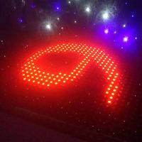 Plancher de danse LED 3D DMX à points numériques 8x8 connectés par fil, effet infini, pour mariages et boîtes de nuit – Fournisseur direct usine