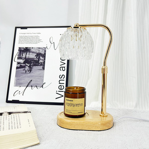 Nouvelle Lampe Chauffe-Cire Créative pour Décoration d'Intérieur, Réglable en Hauteur, Cadeau de Pendaison de Crémaillère, Lampe Chauffe-Cire en Verre Rétro avec Minuteur - Product Image 4