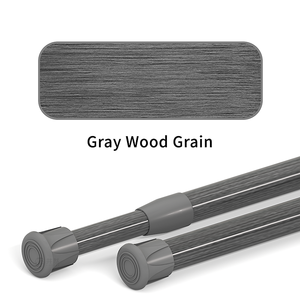 Modern Black Iron Adjustable Short Spring Telescopic Small <strong>Curtain</strong> Rod No Drill <strong>Poles</strong> <strong>for</strong> <strong>Doors</strong> and Windows - Product Image 4
