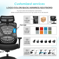 Chaises de bureau Foshan certifiées BIFMA, chaise de patron de luxe haut de gamme, ergonomique, avec soutien lombaire, chaise de bureau en tissu maillé