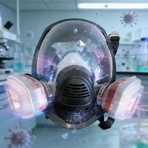 औद्योगिक रासायनिक प्रसंस्करण और निर्माण सुरक्षा के लिए पूर्ण चेहरे श्वसन - Product Image 2