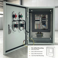 Boîtier de raccordement équipotentiel étanche IP55 en acier inoxydable 304 LXD-0162 avec verrouillage mécanique