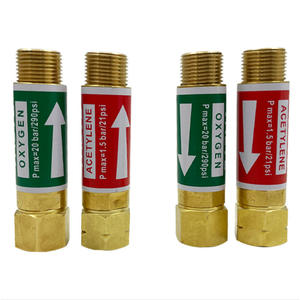 สำหรับอุปกรณ์ป้องกันการย้อนกลับของแก๊สแบบ YAMATO รุ่น Gas Flashback Arrestor and Preventer ของอเมริกา พร้อมเข็มจุดไฟขนาด 9/16 นิ้ว สำหรับวัดออกซิเจนและอะเซทิลีน ทำจากวัสดุทองแดง - Product Image 5