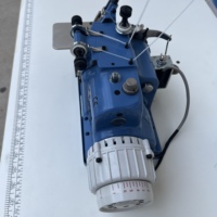 Machine à coudre surjeteuse OREN pour écussons scolaires, moteur à lit plat, nouveau modèle, équipement de surjetage automatique à levage de pied MG-3U