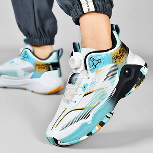 Chaussures de basket-ball pour hommes de haute qualité, style sportif, chaussures de marche pour étudiants, baskets pour garçons, antidérapantes et respirantes - Product Image 4