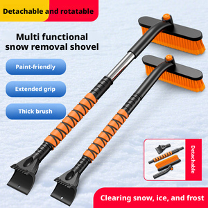 Pala quitanieves multifuncional para coche y herramienta de eliminación de hielo, artefacto de barrido de doble extremo para invierno, venta al por mayor - Product Image 4