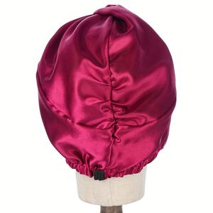 Gorro de Dormir para Mujer con Banda Elástica, Ajustable por Ambos Lados, de Seda y Satén, Ideal para Regalo - Product Image 3