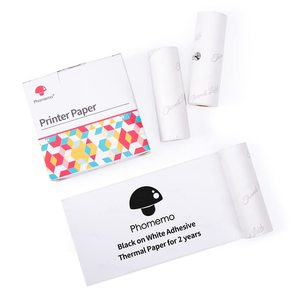 Autocollant de fabricant d'étiquettes en papier thermique auto-adhésif pour utilisation industrielle et artisanale sur <span class=keywords><strong>Phomemo</strong></span> M110 <span class=keywords><strong>M220</strong></span> M200 M120 - Product Image 3