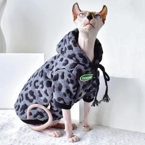 Suéter de Lana de Color Sólido para Mascotas, Ropa de Invierno para <span class=keywords><strong>Gatos</strong></span>, para <span class=keywords><strong>Gatos</strong></span> Canadienses sin Pelo - Product Image 2