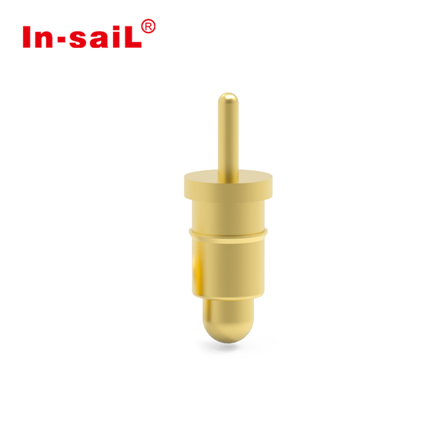 DIP Hole Spring Loaded Contact Pin Positioning Peg High Current CNC Machined Pogo Pin Connector 0873 0906 Series D-Factory ODM