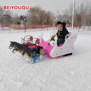 Luge à neige durable, skis d'hiver, luge à neige, chiens de traîneau sur glace et sur neige, traînant des luges pour adultes et enfants - Product Image 4