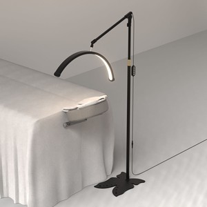 Lampe LED professionnelle 38W demi-lune pour extension de cils, éclairage de beauté sur pied - Product Image 2