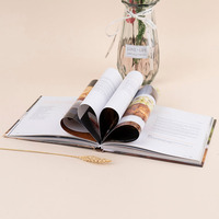 Livre de recettes alimentaires entièrement personnalisé, impression couleur, couverture rigide, best-seller