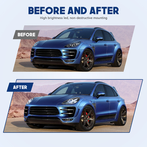 Faros LED HCMOTIONZ para <span class=keywords><strong>Porsche</strong></span> <span class=keywords><strong>Macan</strong></span> 2014-2021 SUV (95B) Luz <span class=keywords><strong>azul</strong></span> DRL Proyector Conjunto de faros delanteros - Product Image 5