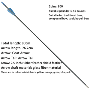 Nhà Sản Xuất Bán Hàng Trực Tiếp Recurve Bow 6Mm Mục Tiêu Bán Buôn Sợi Thủy Tinh Mũi Tên Cho Bắn Cung Săn Bắn Thép Điểm Vật Liệu Chụp - Product Image 4