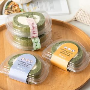 Rollo de Pastel <span class=keywords><strong>Sam</strong></span> Estilo Japonés, Rollo Suizo, Caja Individual para Hornear, Portátil, Transparente, Dividida y Empacada - Product Image 2