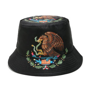 Gorra de Pescador con Bandera Nacional de Poliéster Resistente para Fanáticos de los Deportes, Animadores de Estados Unidos, Canadá y México en el Mundial de Fútbol 2026 - Product Image 1