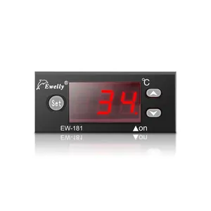 Contrôleur de température numérique LCD EW-181Y 12V pour thermostat de chauffage et de refroidissement