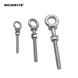 Vis à œil longue HX en acier inoxydable 316 avec rondelle et écrou - Product Image 6