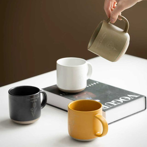 Mug en céramique moderne <span class=keywords><strong>de</strong></span> grande capacité 350 ml, résistant aux hautes températures, compatible micro-ondes, avec poignée, vente en gros transfrontalière - Product Image 2