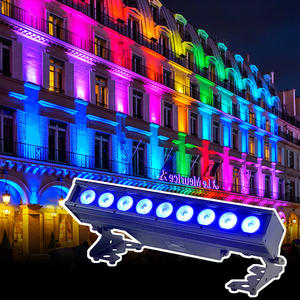 IP65 kablosuz 9*18w su geçirmez pil Led duvar yıkayıcı ışık çubuğu - Product Image 1