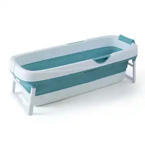 Plastica Freestanding vasca da bagno Spa per adulti bagno pieghevole giapponese ovale Smart vecchi e disabili vasca da bagno