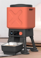 Distributeur automatique de nourriture pour animaux USMILEPET avec caméra, 14L, distributeur de nourriture pour chats programmable, bol en acier inoxydable, contrôle par application