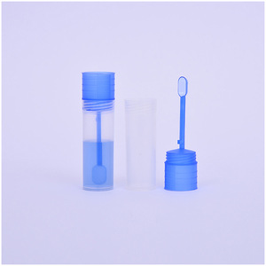 Disposable Spiral Stool Collection Cup 15Ml With Spoon Screw Cap Plastic Premium Sample Cup - Product Image 1