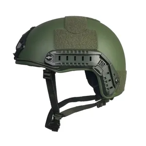 Black Green UHMWPE Aramid Full Face Fast IIIA Tactical armor Protection Helmet High Cut FAST Helmet