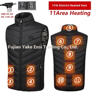 Chaleco Térmico Casual de Invierno de Fábrica, Chaleco Inteligente con Doble Control de Calor, Cuello Alto, Resistente al Frío - Product Image 4