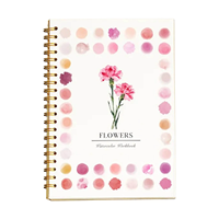 Blumen-Aquarell-Lernheft: DIY-Zeichen- und Bastelbedarf für Anfänger, Malbuch für Kinder