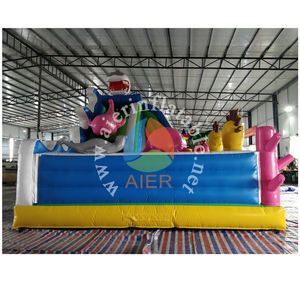 Commercial Inflatable Ocean Park Water Slide Shark <strong>Whal</strong> Cartoon Kids Outdoor Amusement Park Bounce Slide for Party Event Rentals - Product Image 5
