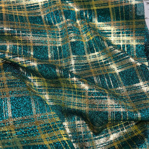 OEM ODM tissu organza léger et durable à carreaux en tricot bronzé pailleté pour vêtements pour robes - Product Image 3