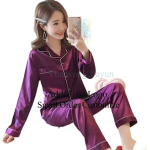 Customized Ladies <strong>Button</strong> Down Loungewear Female Pajamas Set Women Sleepwear - Product Image 5