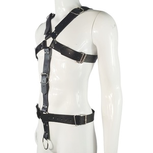 สายหนังรัดร่างกายสำหรับผู้ชาย,เครื่องแต่งกายแบบอีโรติกสายรัดไหล่สายรัดเร้าอารมณ์สำหรับผู้ชาย - Product Image 4