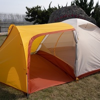 Tente tunnel légère pour camping alpin, coupe-vent, imperméable, avec vestibule étendu, pour randonnée et alpinisme