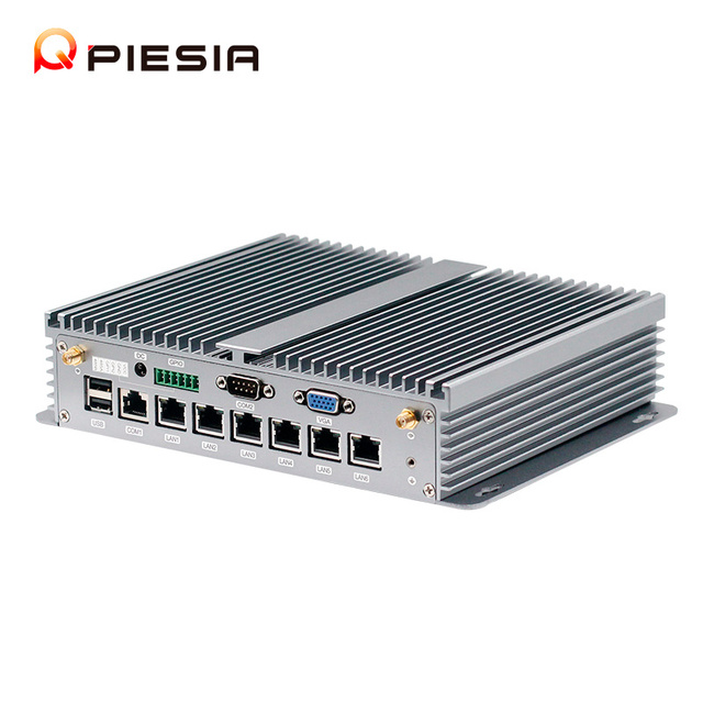 Firewall Mikrotik Pfsense VPN Netzwerk Security Appliance Router PC Intel J1900 (6LAN/2USB/1COM/1VGA) Mini Pc