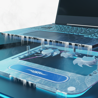 Tapis de refroidissement universel à double ventilateur pour le gaming et le bureau