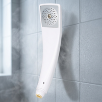 Robinet de douche TakinoMizu sur pied à effet pluie et cascade, design moderne, sensation de luxe, expérience de bain inégalée