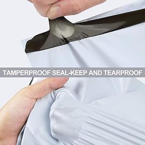 Huamaohengchun Poly Bubble 10x13 Inch White 100 Pack Strong Mailing <b>Envelopes</b> Self-Seal Adhesive Waterproof Tear-Resistant - Product Image 3