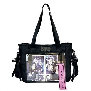 2025 New Casual Fashionable Detachable Transparent Two-Piece Computer <b>Backpack</b> Lightweight Portable for Female <b>College</b> Students - Product Image 4