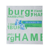 30-45gsm logo personnalisé huileux résistant à la graisse de qualité alimentaire burger sandwich deli pape papier d'emballage alimentaire