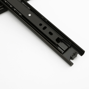 Ngăn Kéo Trượt Đường Sắt Với Màu Đen Ba Lần Ngăn Kéo Kênh Trượt Đường Sắt Cho Tủ Bếp - Product Image 6