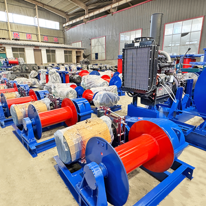 Ağır elektrik kablosu çekme vinç 10 Ton 20 Ton 30 Ton mekanik tekne çapa çekme vinci makinesi - Product Image 1