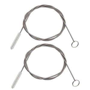 Brosse de nettoyage de tube flexible longue, poils en acier inoxydable et en nylon, adaptée au nettoyage de la pompe à <span class=keywords><strong>eau</strong></span> de la cuisine à domicile - Product Image 1